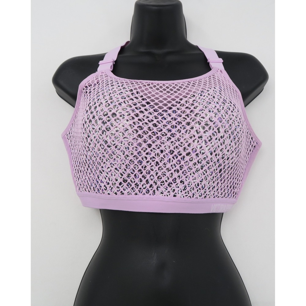 Victoria Sport Incredible Lightweight Max Sports Bra Lilac Mesh Leopard 34DDD